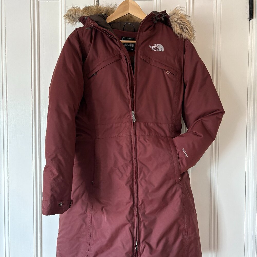 Women's North Face goose down parka SMALL